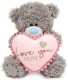 Me to You Love You Mum Pink Heart Plush Bear Tatty Teddy