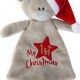 Me to You My 1st Christmas Tiny Tatty Teddy Comforter Blankie Soother