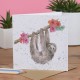 Wrendale Designs Hanging Around Sloth Greeting Card
