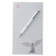 Jimmy The Bull Dog 'Angel Wings' Magnetic Notepad & Pen
