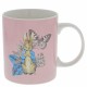 Beatrix Potter Peter Rabbit Pink Garden Party Ceramic Coffee Mug Cup  Gift Boxed