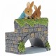 Beatrix Potter Peter & Benjamin Bunny on the Bridge Figurine