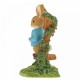 Beatrix Potter Peter Rabbit Wooden Stile with Robin Figurine  Ornament