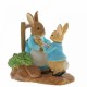 Beatrix Potter At Home by the Fire with Mummy Rabbit Figurine - Peter Rabbit