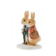 Beatrix Potter Peter Rabbit and Flopsy in Winter Figurine Ornament
