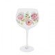 Peonies Pink Flower Copa Gin Glass - Ginology