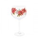 Red Poinsettia Copa Gin Glass Ginology