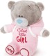 Me to You - Tiny Tatty Teddy Cutest Little Girl Pink Baby Grow Push Bear