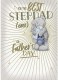 Me To You Best Step Dad Ever Tatty Teddy Father's Day Card