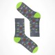 Novelty Gaming Socks Gift Boxed Cotton Rich Unisex Set of 2 Size 7-11 UK