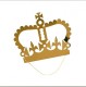 Gold Party Crowns Pack of 10