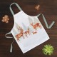 Stag and Deer Forest Family Adult Cotton Apron