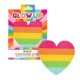 Rainbow Pride Glitter Heart Body Stickers Bursting With Pride