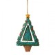 Jim Shore Gnome in Christmas Tree Rotating Hanging Ornament Heartwood Creek
