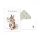 Wrendale Designs Head Clover Heels Rabbit Thank You Note Writing Set