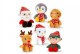 Keeleco Christmas Beanie Pals 15cm Keel Toys 1 x Random design selected