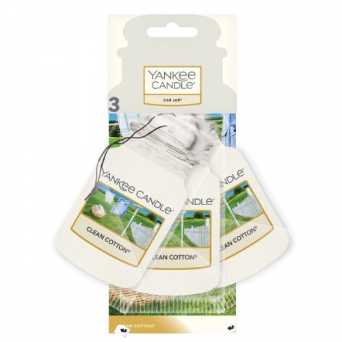 Clean Cotton Original Car Jar 3 Pack by Yankee Candle