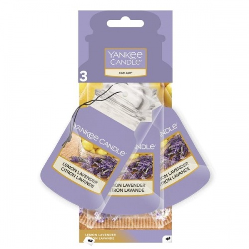 Lemon Lavender Original Car Jar 3 Pack by Yankee Candle