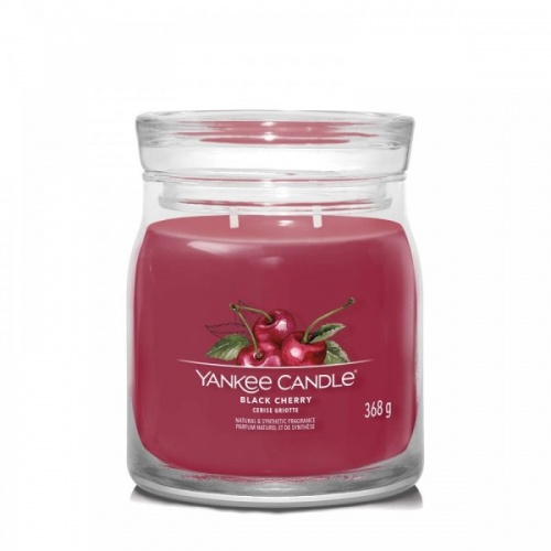 Black Cherry Signature Medium Jar Yankee Candle