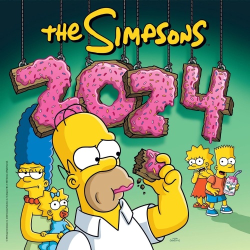 The Simpsons 2024 Wall Calendar
