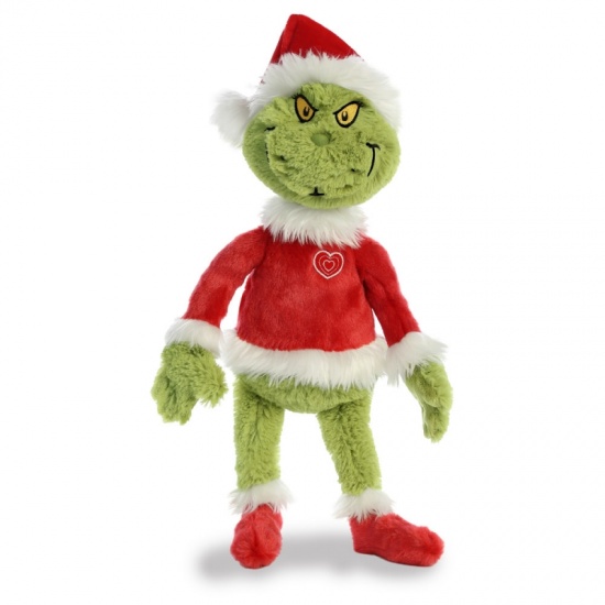 The Grinch - Dr Seuss Santa Grinch 19'' Soft Plush