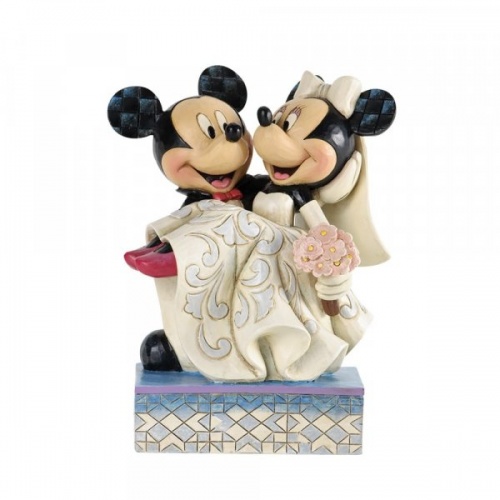 Disney Traditions Congratulations - Mickey & Minnie Mouse Figurine