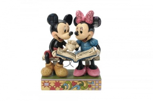 Disney Traditions Mickey and Minnie Sharing Memories 85th Anniversary Figurine
