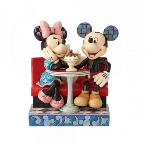 Disney Traditions Mickey and Minnie Mouse Love Comes in Many Flavours Figurine