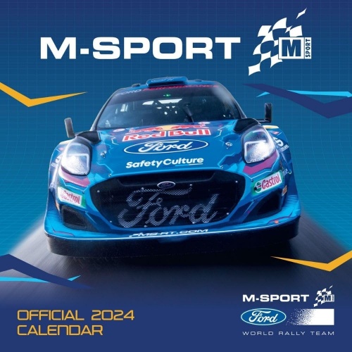 M-Sport Ford World Rally Team 2024 Wall Calendar