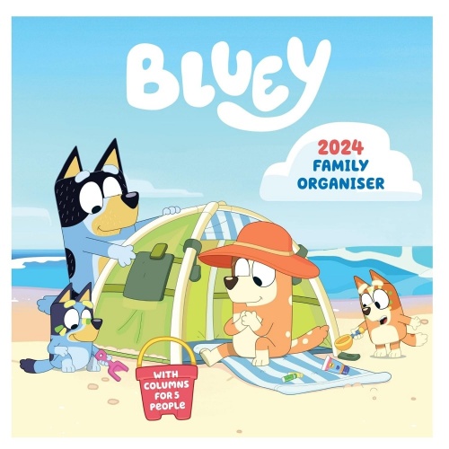 Bluey 2024 Family Planner  Wall Calendar Officially Licensed