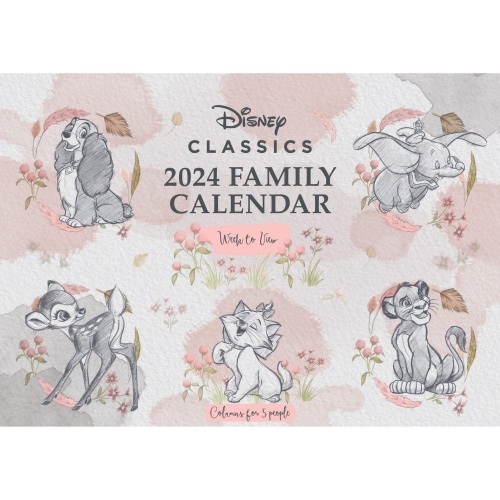 Disney Heritage Family Planner Organiser Official A4 Calendar 2024