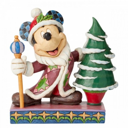 Disney Traditions Mickey Mouse Father Christmas Jolly Ol St Mick Figurine