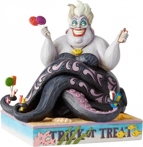 Disney Traditions Trick or Treat Ursula Figurine
