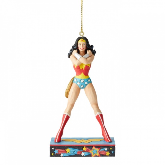 DC Comics by Jim Shore Wonder Woman Silver Age Hanging Ornament