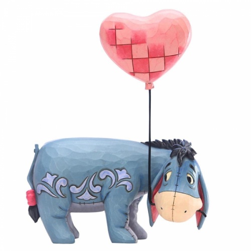 Disney Traditions Eeyore with a Heart Balloon Figurine