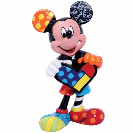 Disney By Britto - Mickey Mouse with Heart Mini Figurine