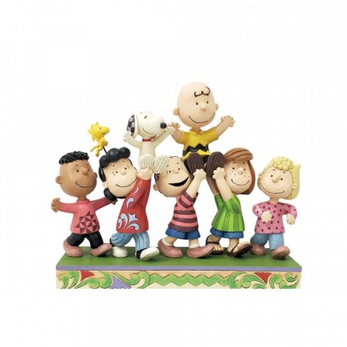 Jim Shore Peanuts Gang Celebration Figurine
