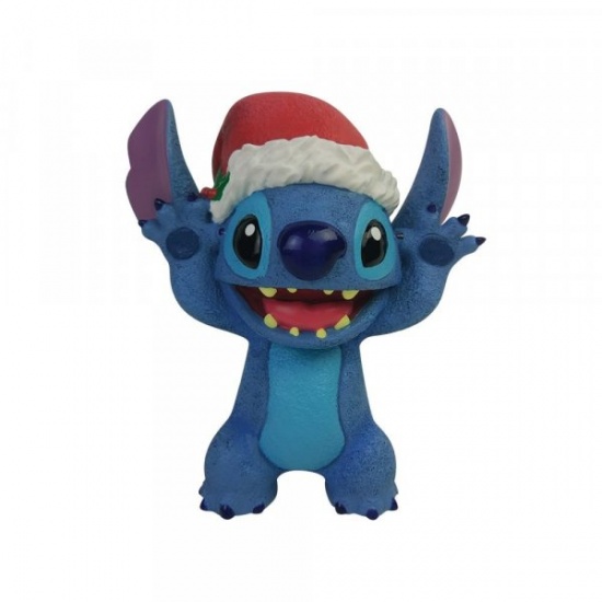Disney Department 56 - Christmas Stitch Santa Hat Figurine