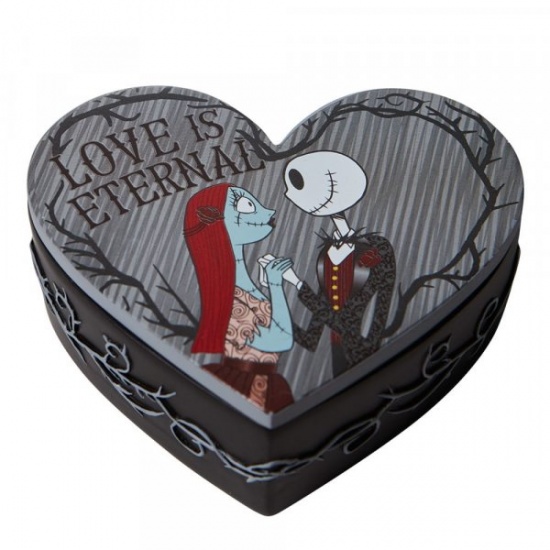 Disney Showcase The Nightmare Before Christmas Jack and Sally Trinket Box