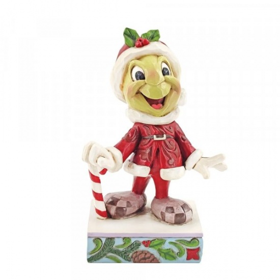 Disney Traditions - Be Wise and Be Merry - Christmas Jiminy Cricket Figurine