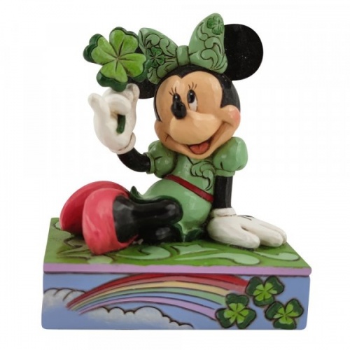 Disney Traditions St. Patrick's Minnie Mouse Personality Pose Figurine