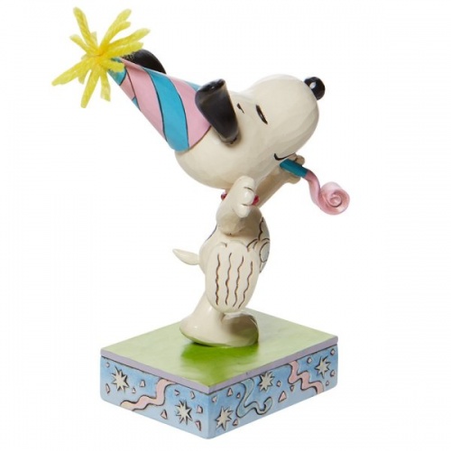 Jim Shore Peanuts Snoopy Party Animal Birthday Figurine
