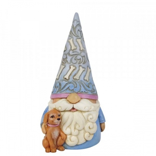 Jim Shore Heartwood Creek Gnome with Dog Figurine