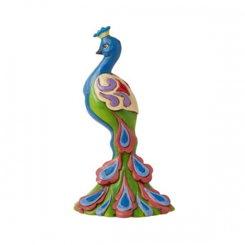 Jim Shore Heartwood Creek Peacock Mini Figurine