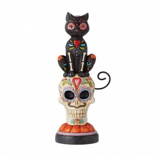 Day of the Dead Black Cat Figurine Jim Shore Heartwood Creek Figurine