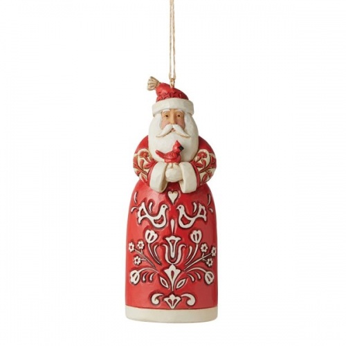 Jim Shore Heartwood Creek Nordic Noel Santa Hanging Ornament