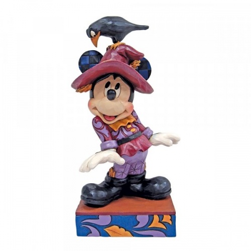 Disney Traditions Scarecrow Mickey Scaredy Crow Figurine