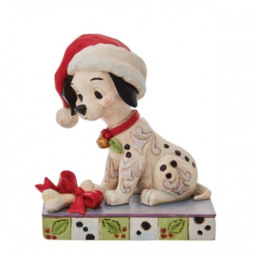Disney Traditions Christmas Lucky Personality Pose Figurine 101 Dalmations