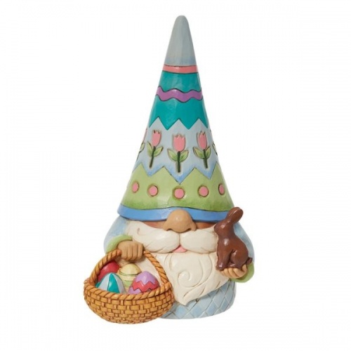 Jim Shore Heartwood Creek Easter Gnome Chocolate Bunny Figurine
