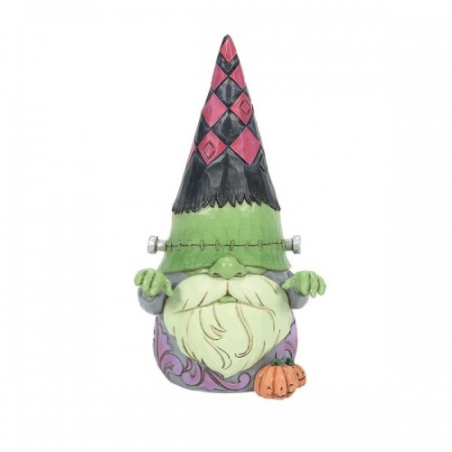 Enesco Jim Shore Heartwood Creek Figurina Gnomo Canadese - "O Canada, My Gnome Forever" - Collezione Gnomes Around The World, 14 Cm